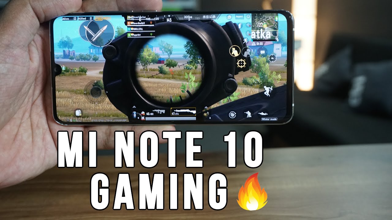 Xiaomi Mi Note 10 Gaming Review, FPS Test, Gyroscope Performance with Snapdragon 730G