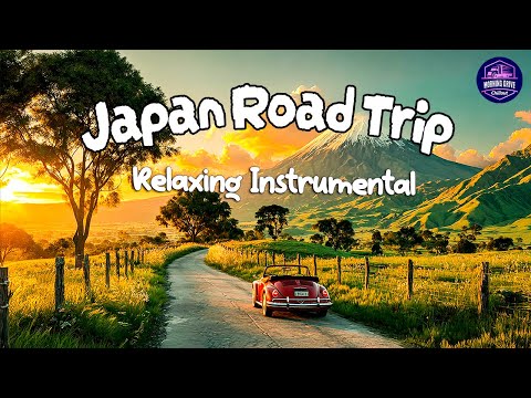 Calm Japanese Morning Drive 🌿 Guitar & Saxophone Instrumental to Explore Japanese Landscapes