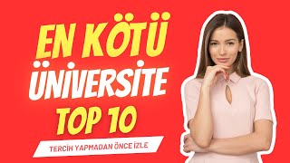 Türkiye'nin EN KÖTÜ ÜNİVERSİTE Şehirleri #üniversite #tercih2023 #üniv