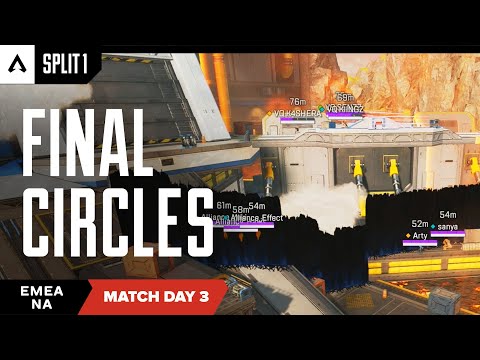Final Circles | EMEA/NA Pro League Split 1 Match Day 3 | Apex Legends
