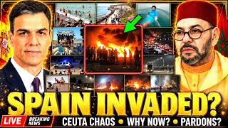 MOROCCO PARDONED PRISONERS: NOW SPAIN’S BORDER IS BURNING? What They Hide! (LIVE)