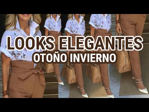 LOOKS y OUTFITS ELEGANTES FINOS y SOFISTICADOS para llevar en OTOÑO INVIERNO/ MODA ELEGANTE y FINA