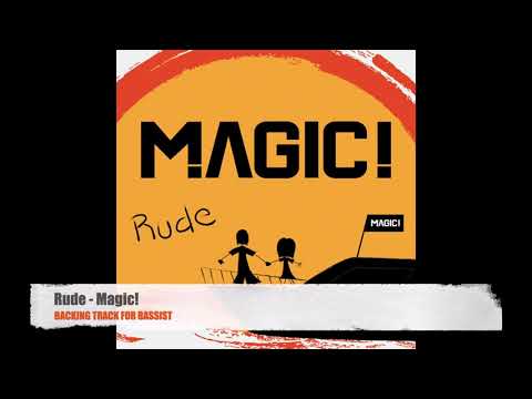 Rude - Magic! - Bass Backing Track (NO BASS)