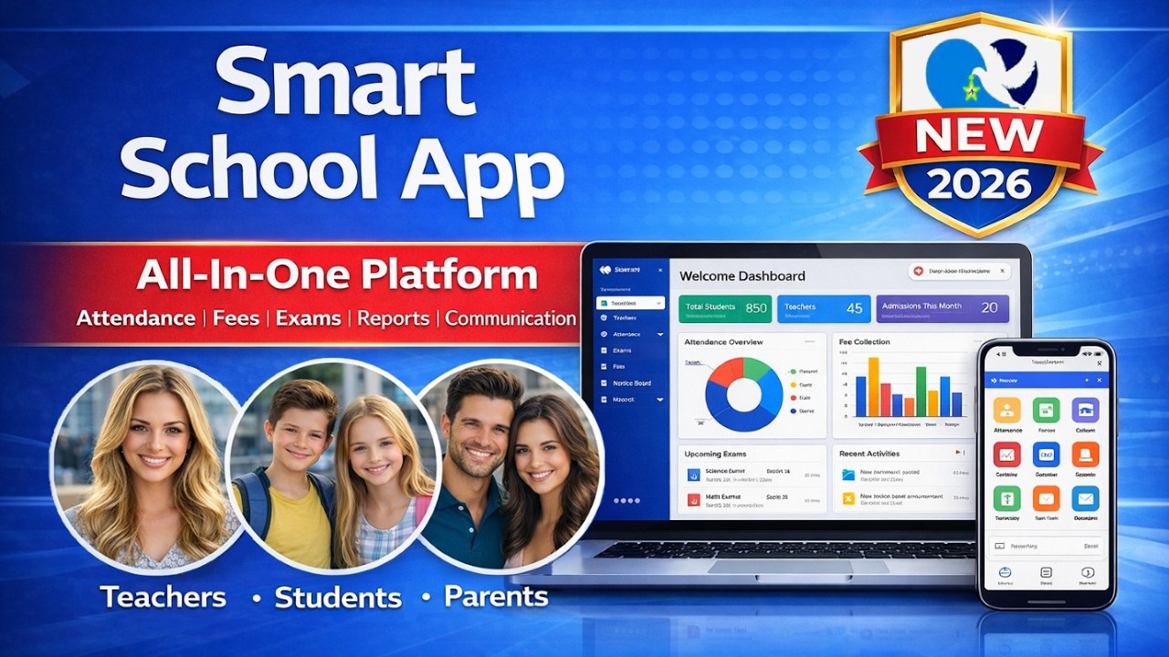 How to Build & Use School Management Software App | Complete ERP for School | Smart School MobileApp