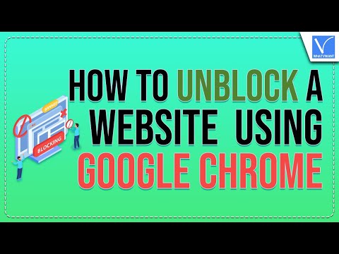 How to unblock a website using google chrome