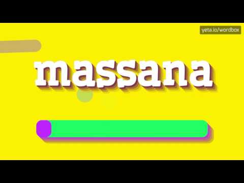 MASSANA - HOW TO PRONOUNCE IT!?