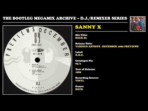 SANNY X * ROCK 89 * D.M.C. Records 83/3 * 1989