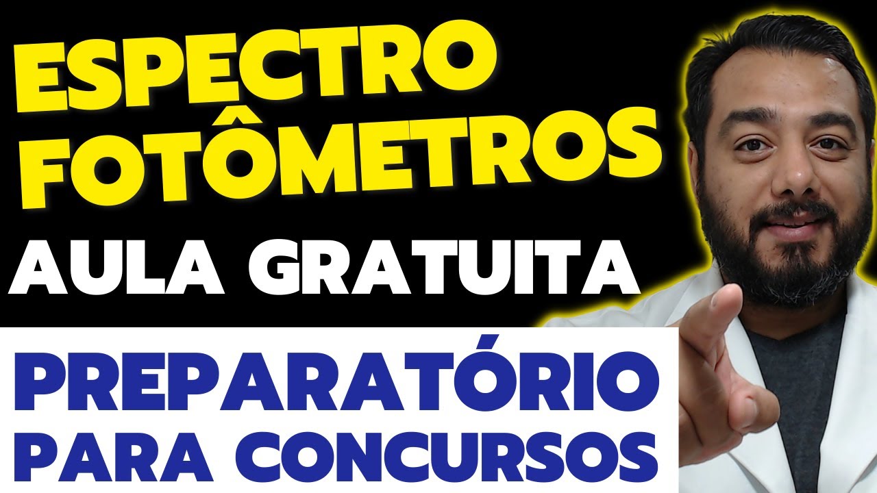 Aula Espectrofotômetros e Leitores de ELISA | Equipamentos | Preparatório Biomédico | Concurso