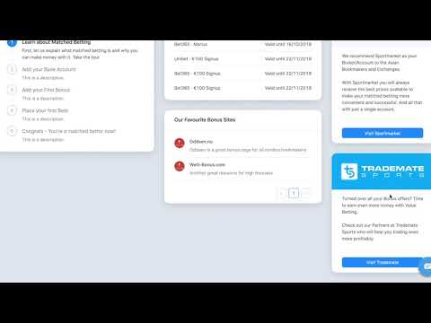 What is Trademate Sports? Going From Matched Betting to Value Betting