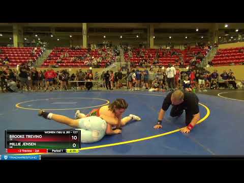 127 Lbs Cons. Round 2 - Brooke Trevino, TX Vs Millie Jensen, NE 55da