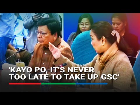 Legarda nilektyuran si Marcoleta: 'It's never too late' | ABS-CBN News