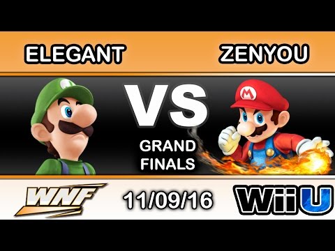 WNF 4.2 - eM | Elegant (Luigi) Vs. eM | Zenyou (Mario) Grand Finals - Smash Wii U