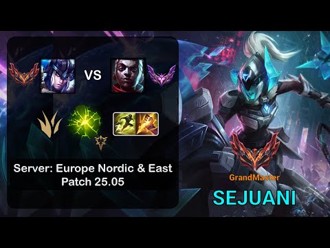 Sejuani Jungle vs Ekko - EUNE GrandMaster - Patch 25.05