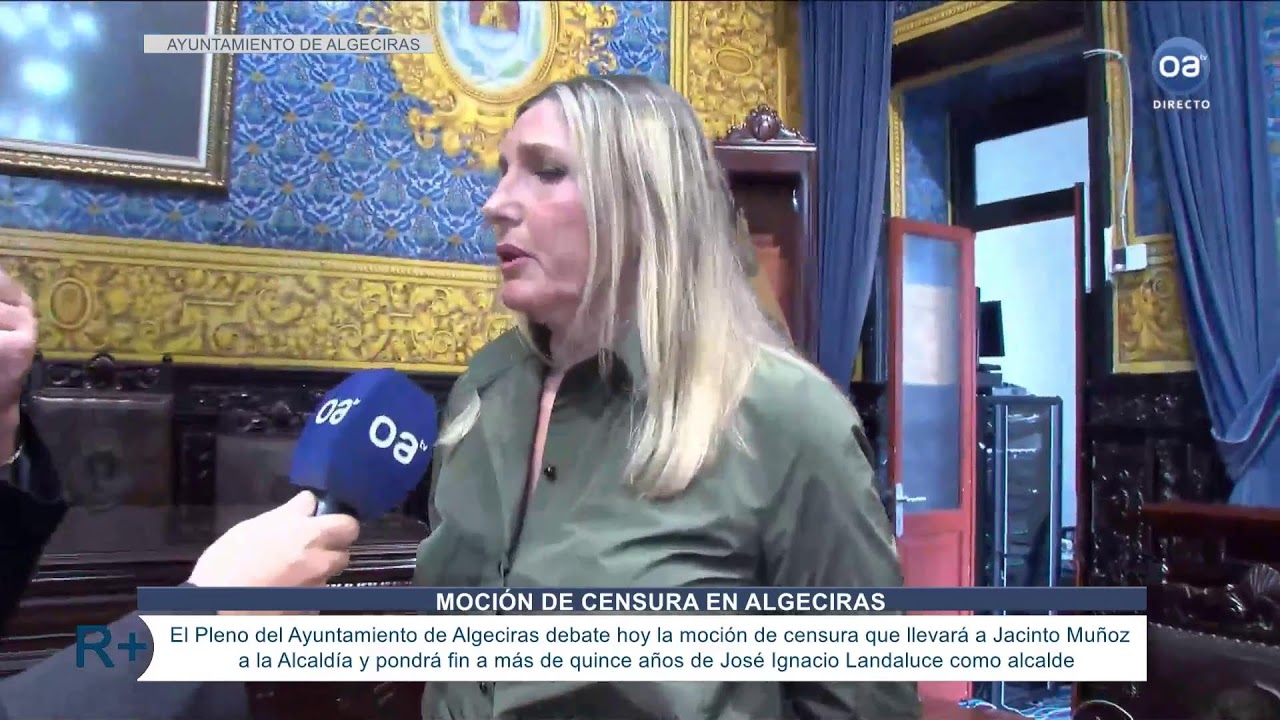 EN DIRECTO | Pleno en Algeciras para despedir a Landaluce tras 15 años y medio: la moción de censura de PP y Vox, en mar