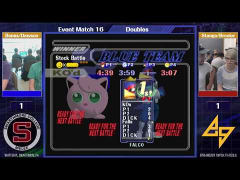 Event Match 16: Bones/Dawson (Blue) vs Stango/Brooke (Red) - Winners Round 2