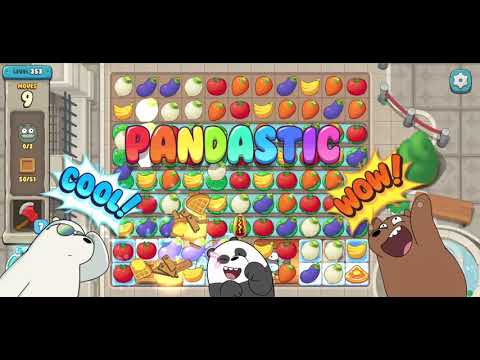 We Bare Bears Match3 Repairs Level 353 - No Boosters