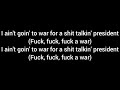 Geto Boys Fuck a War Lyrics