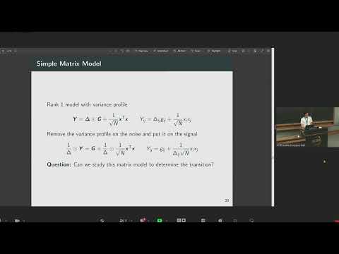 Matrix Estimation Problems