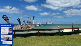 P&O Pacific Adventure - Moreton Island Tender ship to shore.