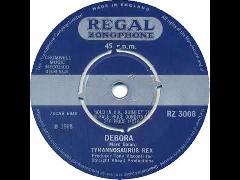 UK New Entry 1968 (104) Tyrannosaurus Rex - Debora