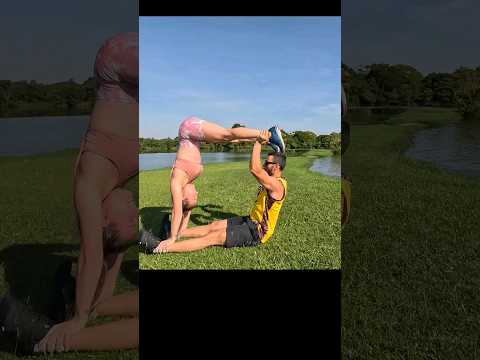 Desafio!!! manda para alguém fazer com você!!! #casal #gym #crossfit #funcional #amor #treino