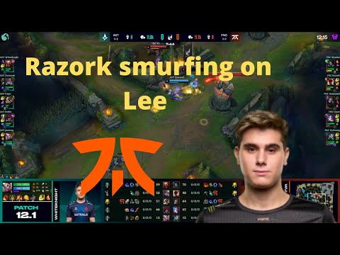 Fnatic Razork is lee sin god