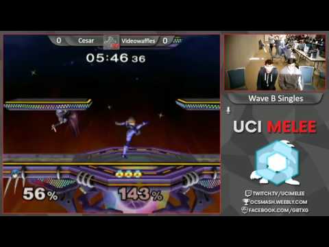 UCI Quarterly #2- Pools - Cesar(Marth) vs VideoWaffles(Sheik)