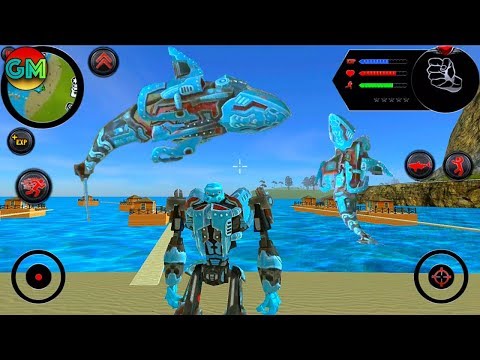 Robot Shark #1 New Game | by Naxeex Corp | Android GamePlay FHD