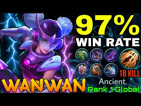 97% Win Rate Wanwan Pixel Blast 18 Kills! - Top 1 Global Wanwan by Ancient. - Mobile Legends