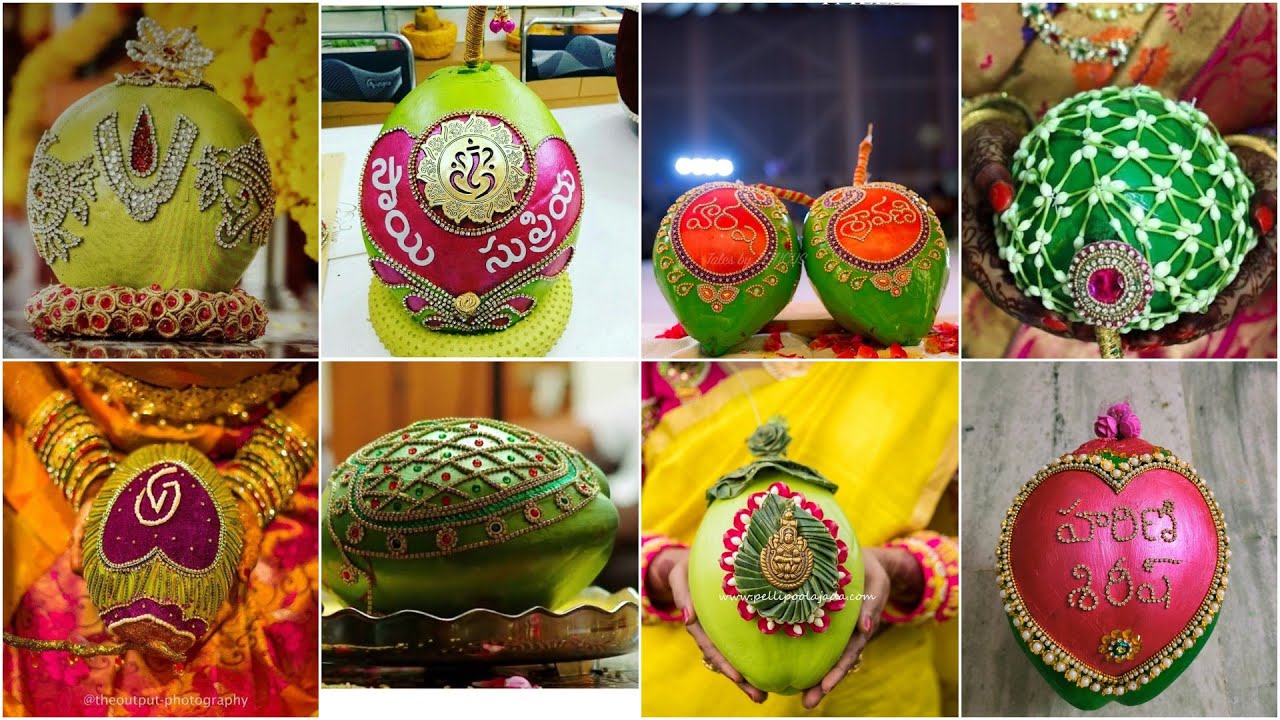 Best Wedding Coconut Decoration Ideas 2022 || Kobbaribondam Decoration for wedding