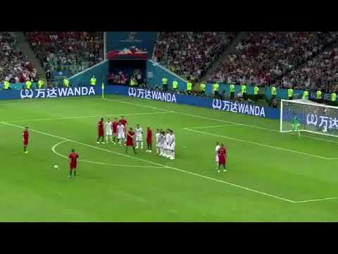 Cristiano Ronaldo Free Kick Goal AGAINST Spain ! 3-3. ( Portuguese Commentator)