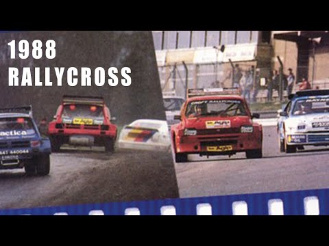Rallycross 1988 | Big crash during the Sealink Challenge Race | Duivelsberg Belgium