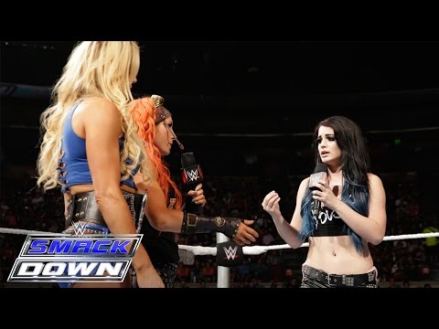 Team Bella interrupts Paige’s attempt to explain herself to Team PCB: SmackDown, October 22, 2015