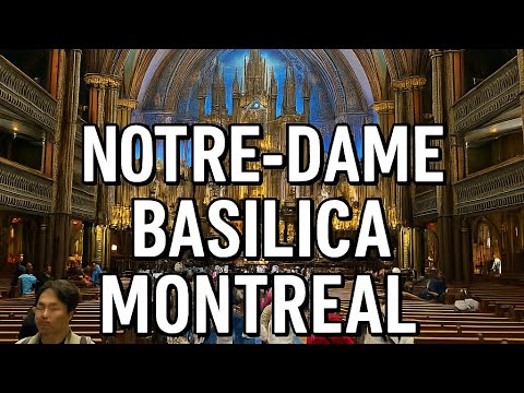 ✨ Inside the Breathtaking Notre-Dame Basilica of Montréal 🇨🇦 | Stunning Architecture & Lights 💙⛪