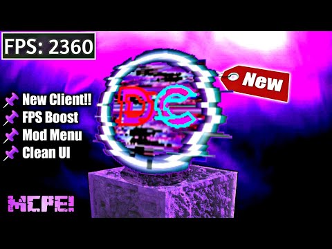 NEW-Demon Client V5 For Minecraft PE 1.19+!! FPS Boost Client For MCPE!