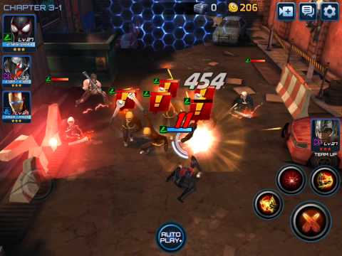 Marvel Future Fight iOS/Android 3 star Spider-Man(Miles Morales) gameplay
