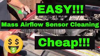 Cleaning 2001 Ford Explorer MAF Sensor