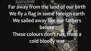 Iron Maiden - These Colours Don&#39;t Run Lyrics