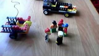 preview picture of video 'The dino attacked the lego people'