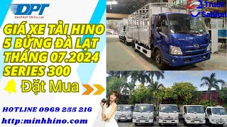 Xe Tải Hino 5 Tấn Thùng Mui Bạt Đà Lạt 07 Bửng I Giá Xe Tải Hino 2024