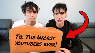A HATER Sent us a Mystery Box..(Should NOT Have Opened)