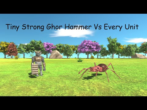 Tiny Strong Ghor Hammer Vs Every Unit ARBS |Animal Revolt Battle Simulator
