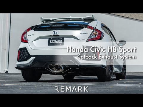 REMARK Honda Civic Hatchback Sport Catback Exhaust System
