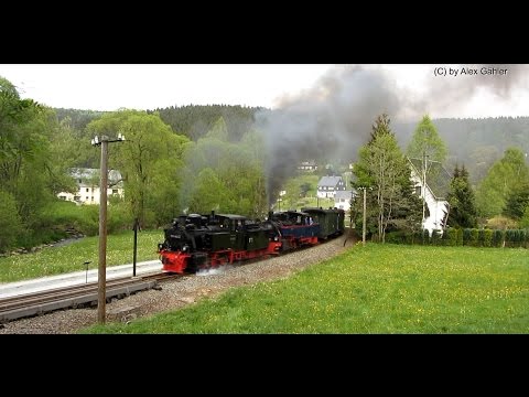 Pfingsten im Preßnitztal - 5 Dampfloks & Vorspannfahrten