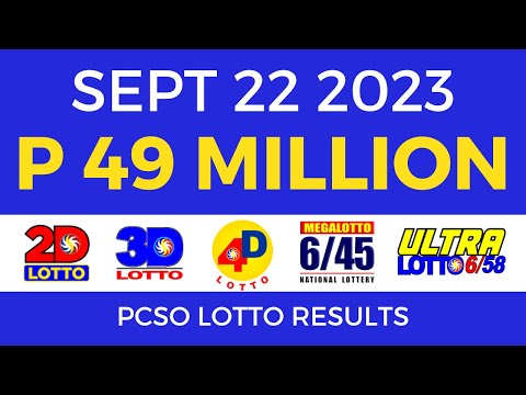 Lotto Result Today 9pm September 22 2023 [Complete Details]