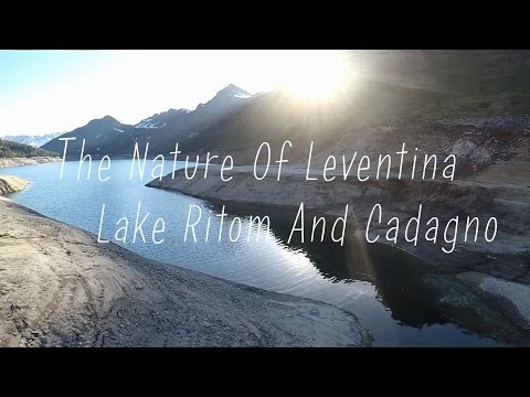 The nature of Leventina, lake Ritom and Cadagno