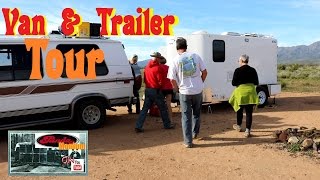 Living In A Chevy G20 Van & Converted Trailer