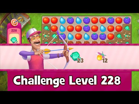 Gardenscapes Challenge Level 228 | Rainbow Blast | Playrix