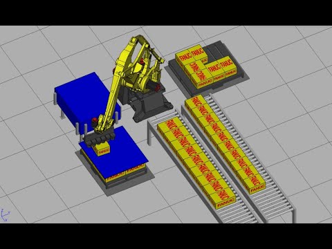 Fanuc Roboguide Pallet Pro Tutorial.