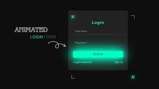 How To Make Neon Login Form Using HTML CSS With Source Code |#frontend #webdevelopement #loginform